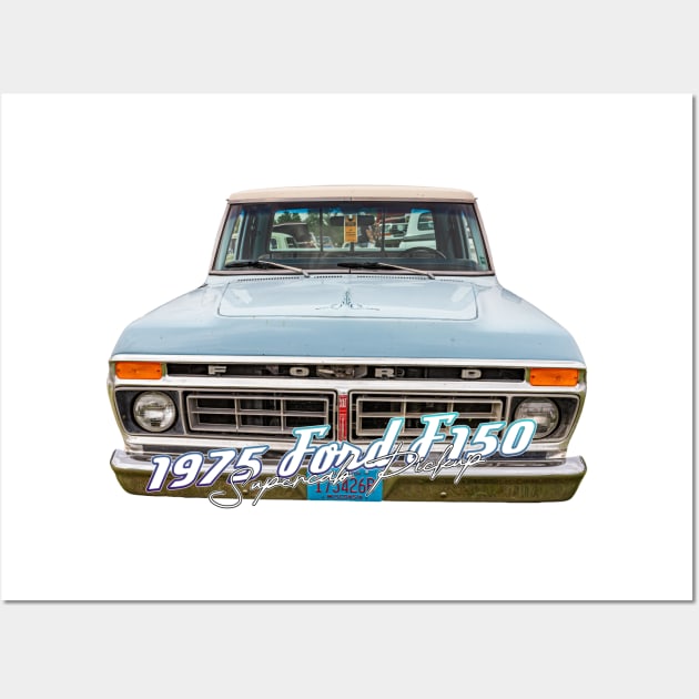 1975 Ford F150 Supercab Pickup Wall Art by Gestalt Imagery